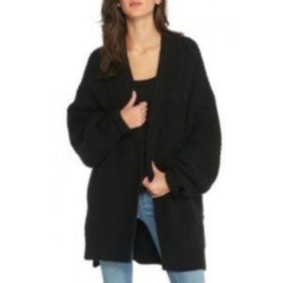 Free People Alpaca Weekend Getaway Cardigan SZ Med - Picture 2 of 8